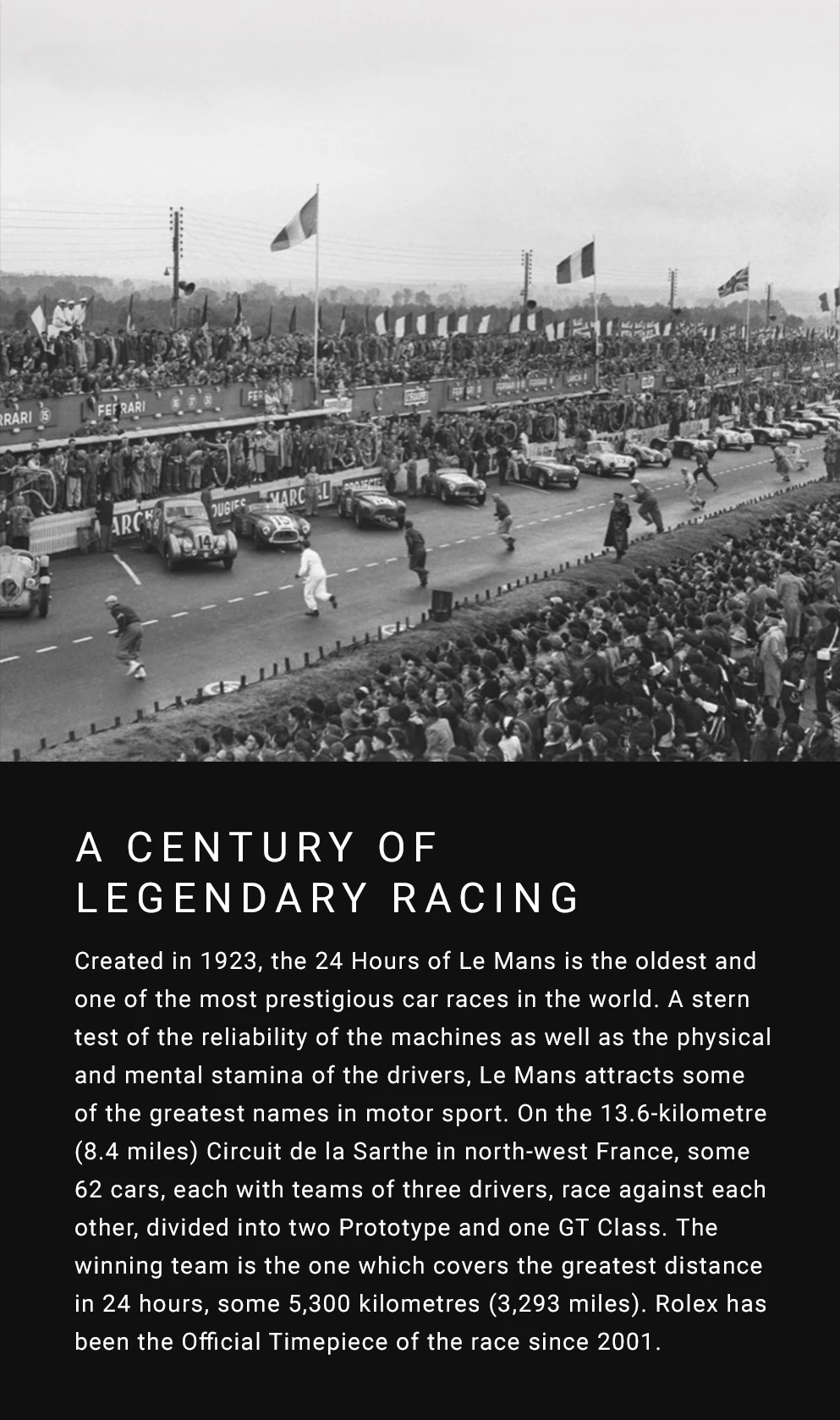 A century of legendary racing
