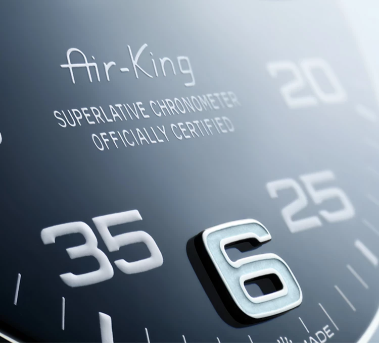 Air-King is covered by the Superlative Chronometer certification