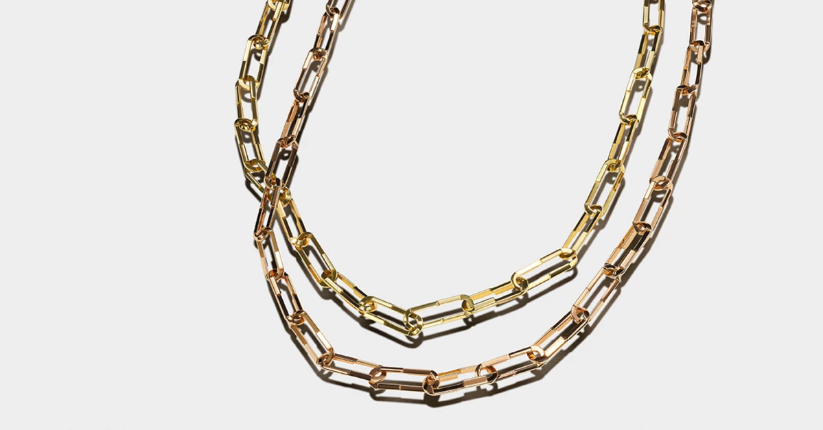 Gucci Link to Love geometric chains
