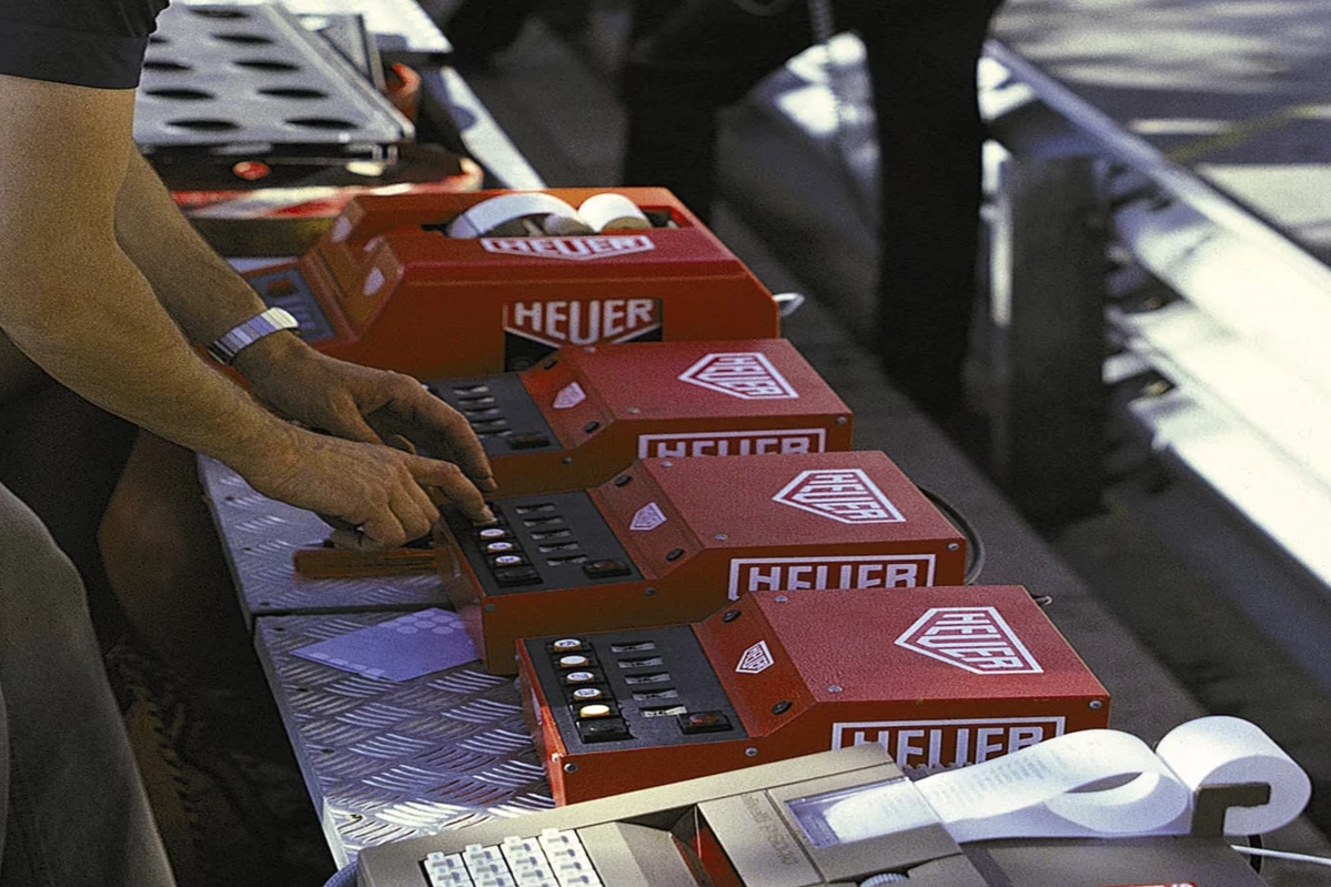 In the early 1970's Heuer became the main sponsor of the Formula 1 timekeeping equipment