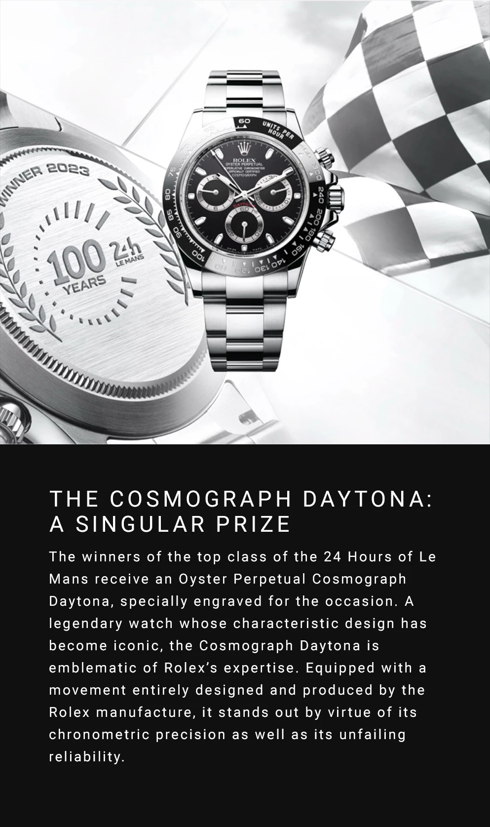 The Cosmograph Daytona: a singular prize
