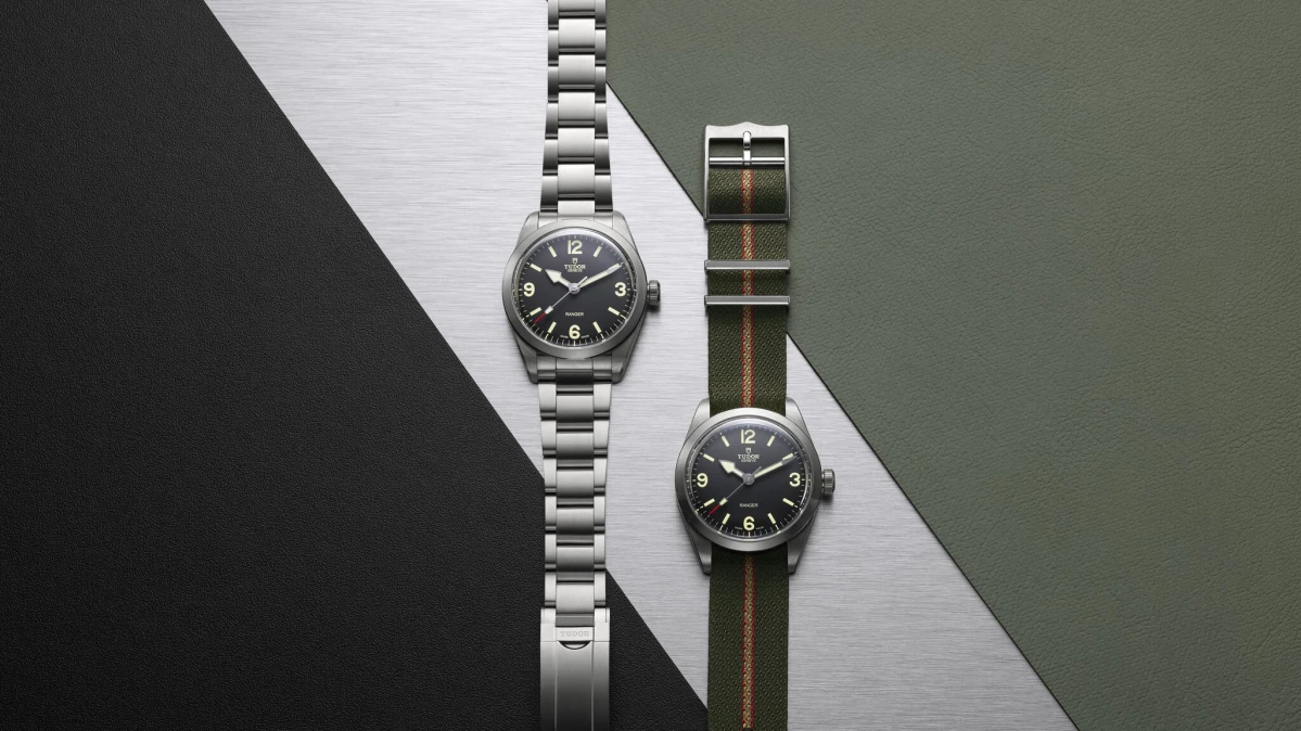 The bracelet and fabric strap configurations of the new Tudor Ranger.
