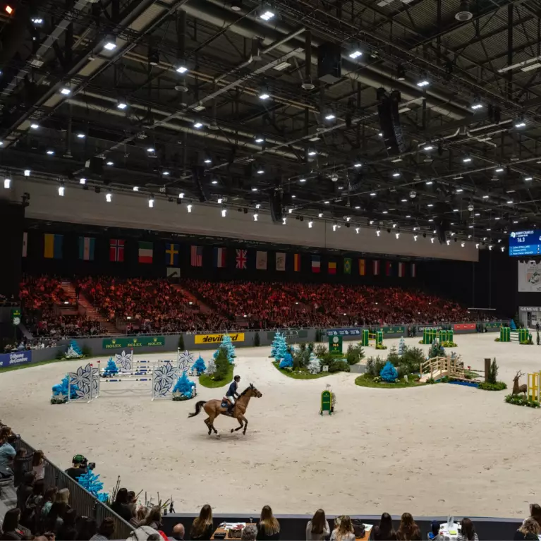 One of the world’s most prestigious equestrian competitions, the CHI Geneva.
