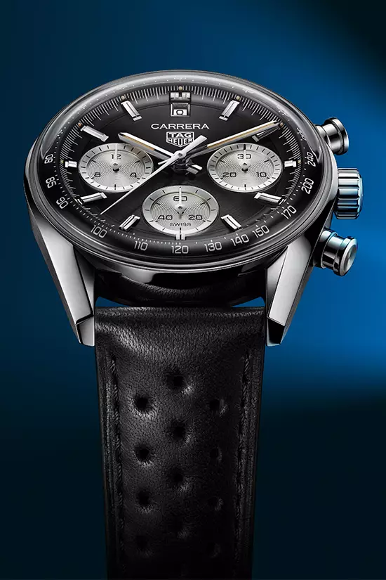 TAG Heuer Carrera Chronograph 39mm black and silver dial
