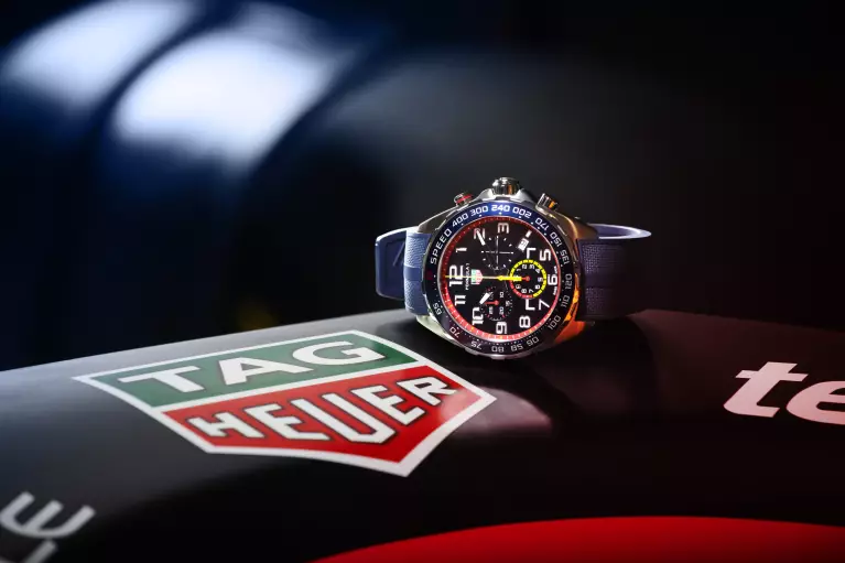 The TAG Heuer Formula 1 X Red Bull Racing Blue Dial Strap Watch