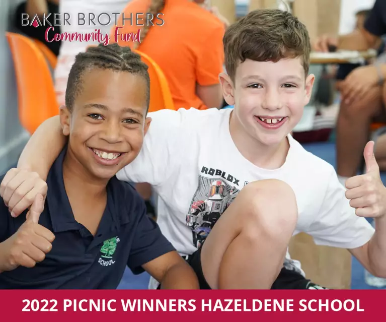 Win a Picnic winners 2022 - Hazeldene School in Bedford