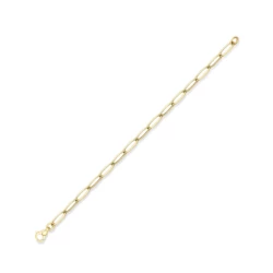 9ct Yellow Gold 7.5" Long Link Bracelet Long