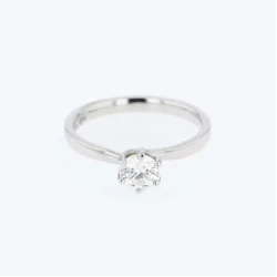 Lara Platinum & 0.56ct Diamond Solitaire Engagement Ring Flat