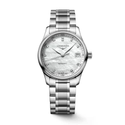 Longines Master 34mm Mother of Pearl Diamond Dial