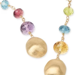 Marco Bicego Africa Colore Drop Earrings Close Up