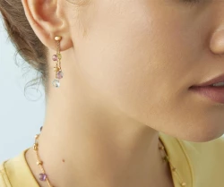 Marco Bicego Paradise Multi Strand Earrings in models ear