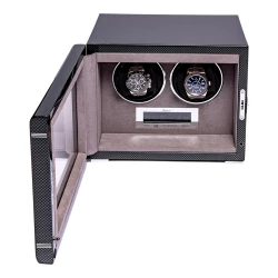 Rapport London Formula Duo Watch Winder open case front view