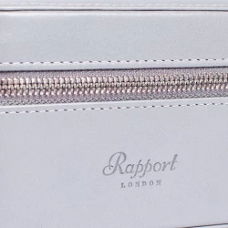 Rapport London Grey Hyde Park Two Watch Zip Close Up