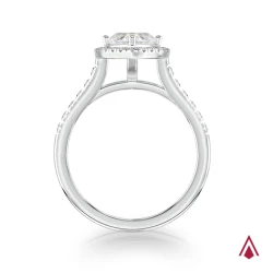 Skye Marquise Platinum 0.57ct Diamond Ring Upright
