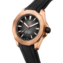 TAG Heuer Aquaracer Professional 200 40mm Rose Gold angled view