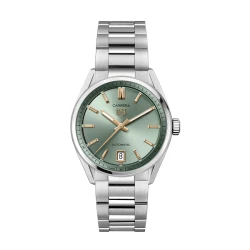 TAG Heuer Carrera Date pastel green dial