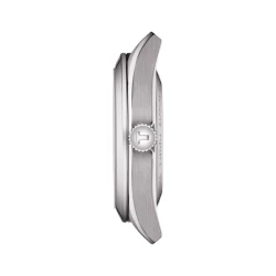 Tissot Gentleman Powermatic 80 Silicium 40mm Ice Blue Dial Watch side profile