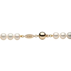 Yoko London Classic Collection 18ct Yellow Gold 18" Freshwater Pearl Necklace