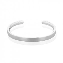 Silver 6mm Gents Torc Bangle