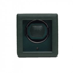 WOLF Cub Single Watch Winder with Cover in Green