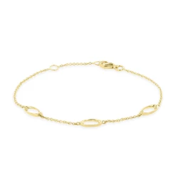 9ct Yellow Gold Chain & Oval Link Bracelet