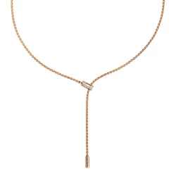 Fope Aria Rose Gold Diamond Lariat Necklace