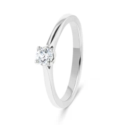 Grace Platinum 0.19ct Diamond Solitaire Ring