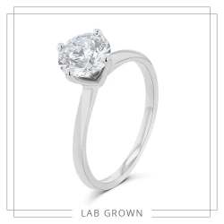 Laboratory Grown Diamond & Platinum 1.51ct Solitaire Ring