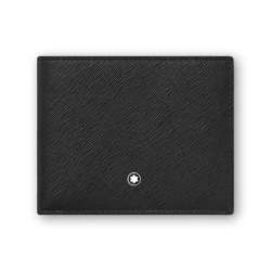 Montblanc Sartorial 6cc Black Textured Wallet