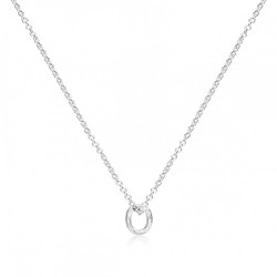 Rachel Galley Ocean Mini Loop Silver Necklace