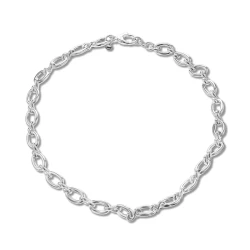 Silver Bold Link Necklace