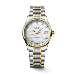 THE LONGINES MASTER COLLECTION 34mm Mother of Pearl Diamond Dot
