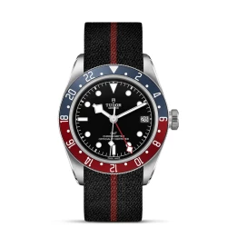 TUDOR Black Bay GMT 41mm Black Dial Fabric Strap Watch