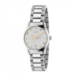 Gucci G-Timeless 27mm Silver Dial