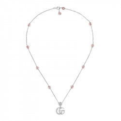 Gucci GG Marmont Mother of Pearl Necklace