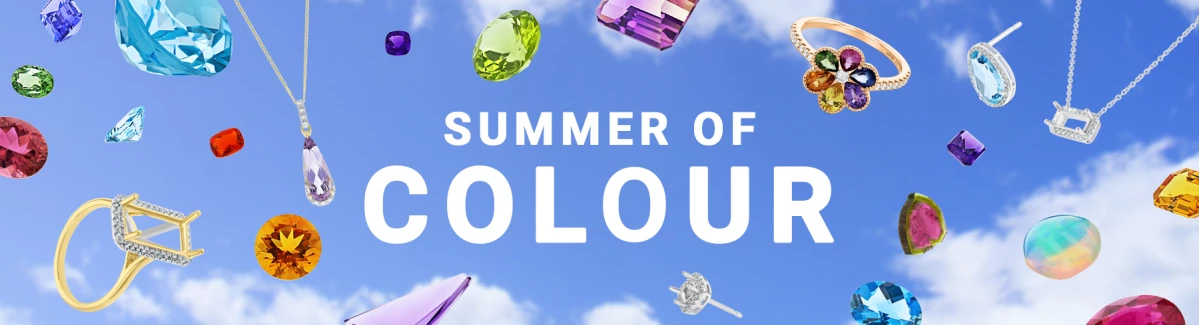 Explore the world of coloured gemstone jewellery with our Summer of Colour campaign