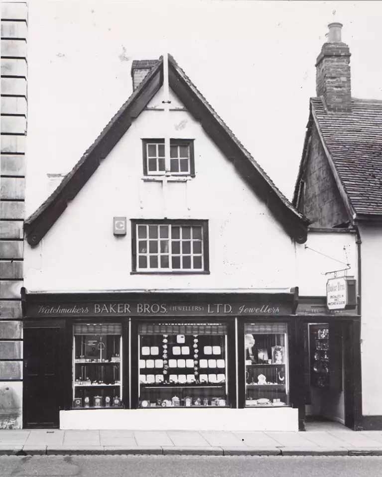 Baker Brothers historical black and image Bedford