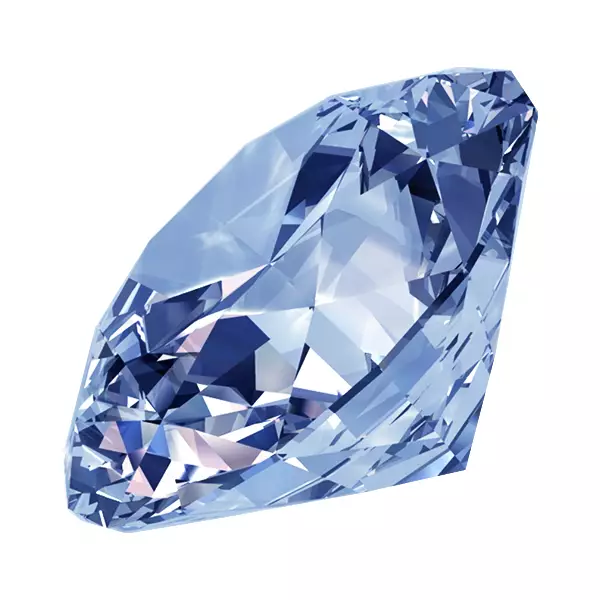 Diamond with medium fluorescence