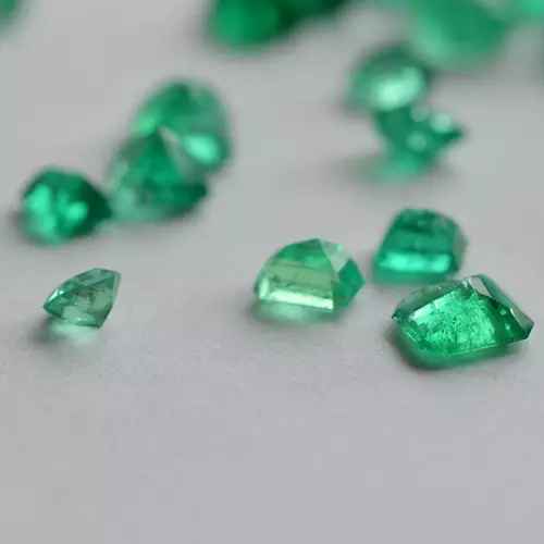 May birthstone - emeralds