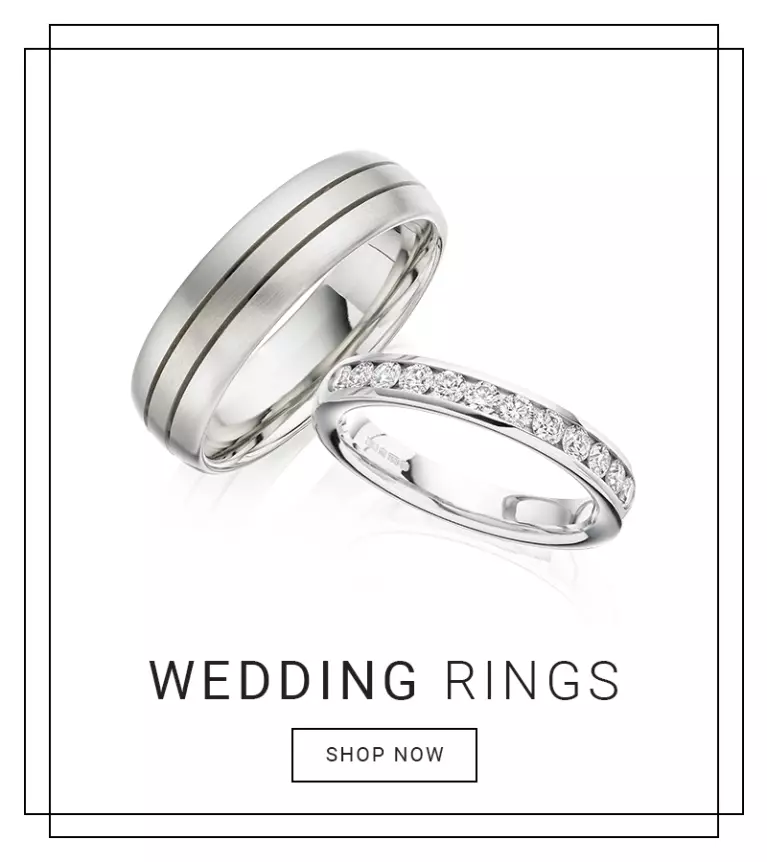 Gents and ladies platinum and diamond wedding rings - click to see our full range