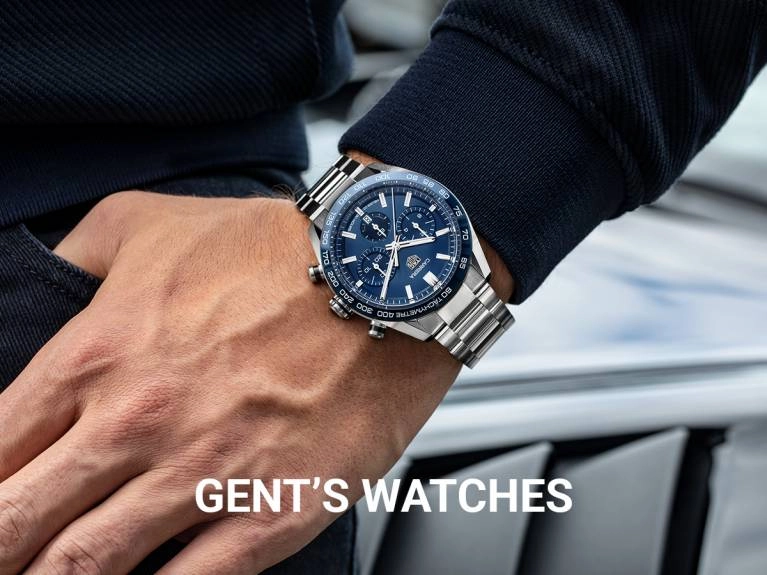 Explore Tag Heuer gents watch collection with Baker Brothers