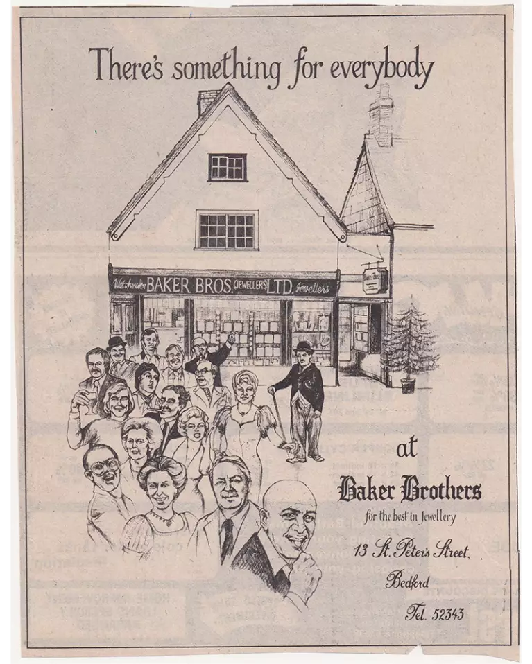 illustrated Baker Brothers advert from 1950s