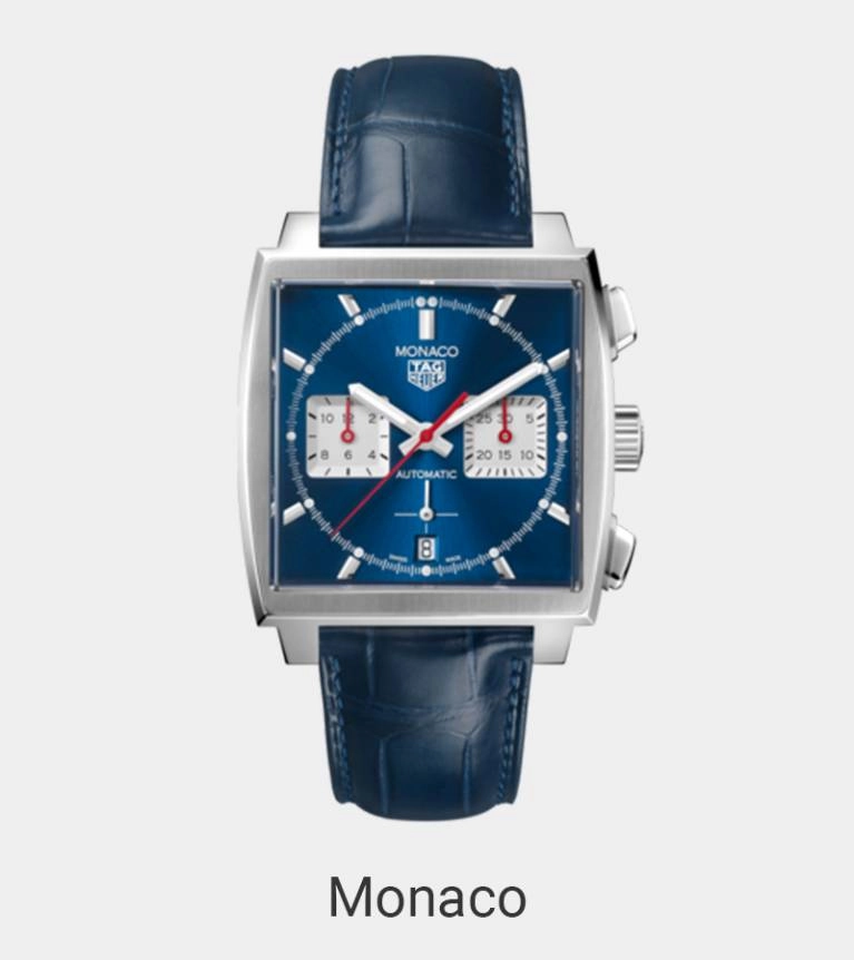 TAG Heuer Gents Monaco Collection Watches