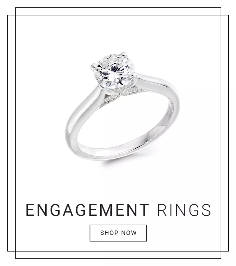 Solitaire diamond engagement ring - click to see our range