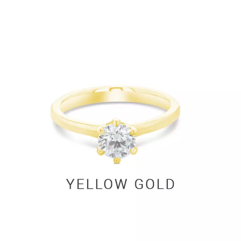 View our yellow gold rings