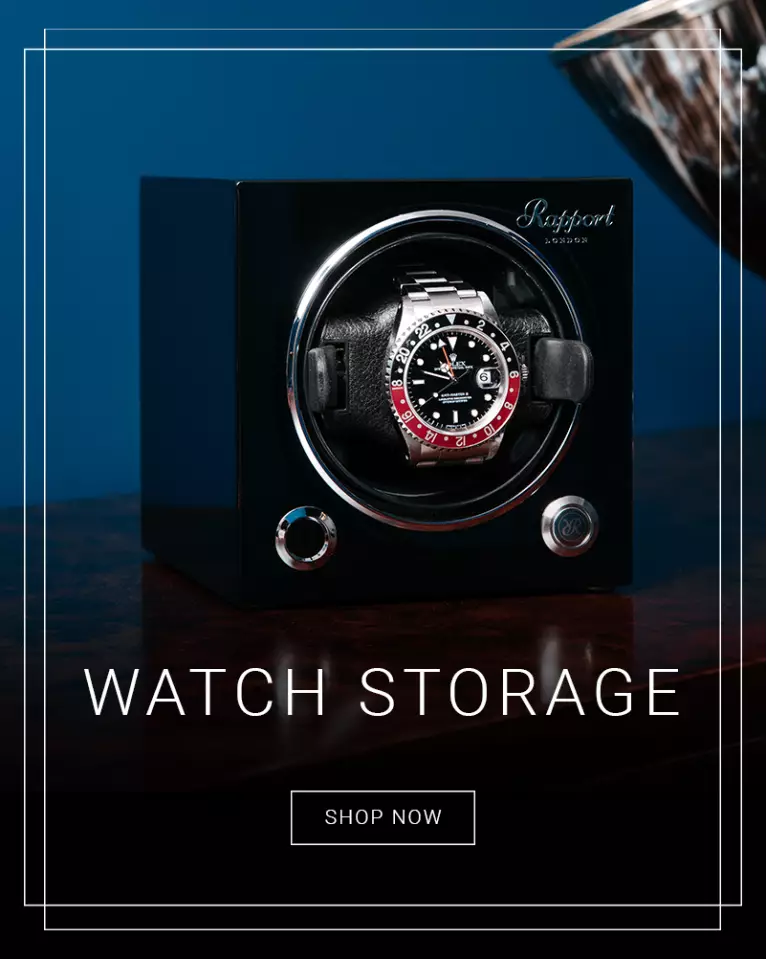 Watch storage at Baker Brothers Diamonds