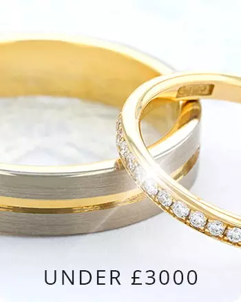 Wedding rings between £1500 and £2999
