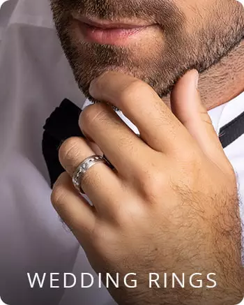 Wedding rings for the groom at Baker Brothers