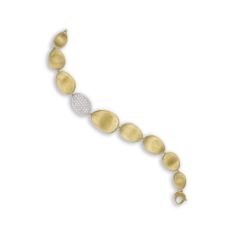 Marco Bicego 18ct Yellow Gold & Diamond Lunaria Bracelet