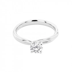 Amelia Collection Platinum & Twisted Diamond Ring